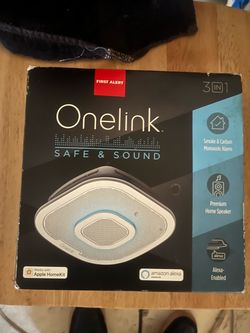 First alert One Link Safe & Sound 3 in 1 Alexa plus Bluetooth speaker and Carbon Monoxide detector