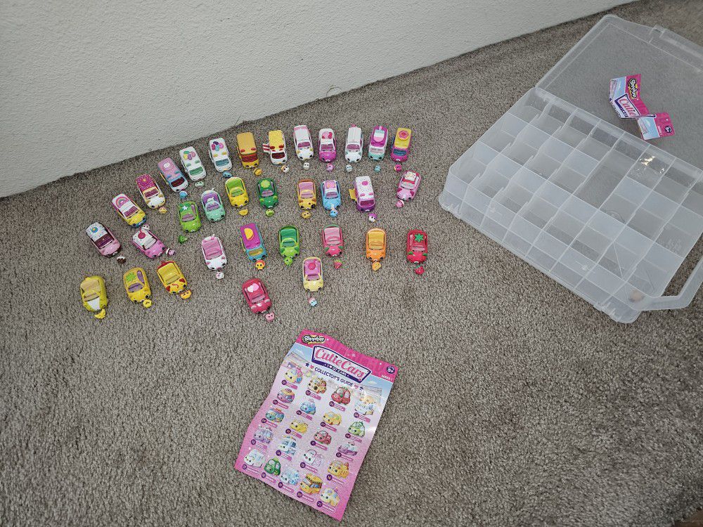 Shopkins SERIES 1 cutie Cars Complete Sets 1-33. Sold As A Lot Only 
