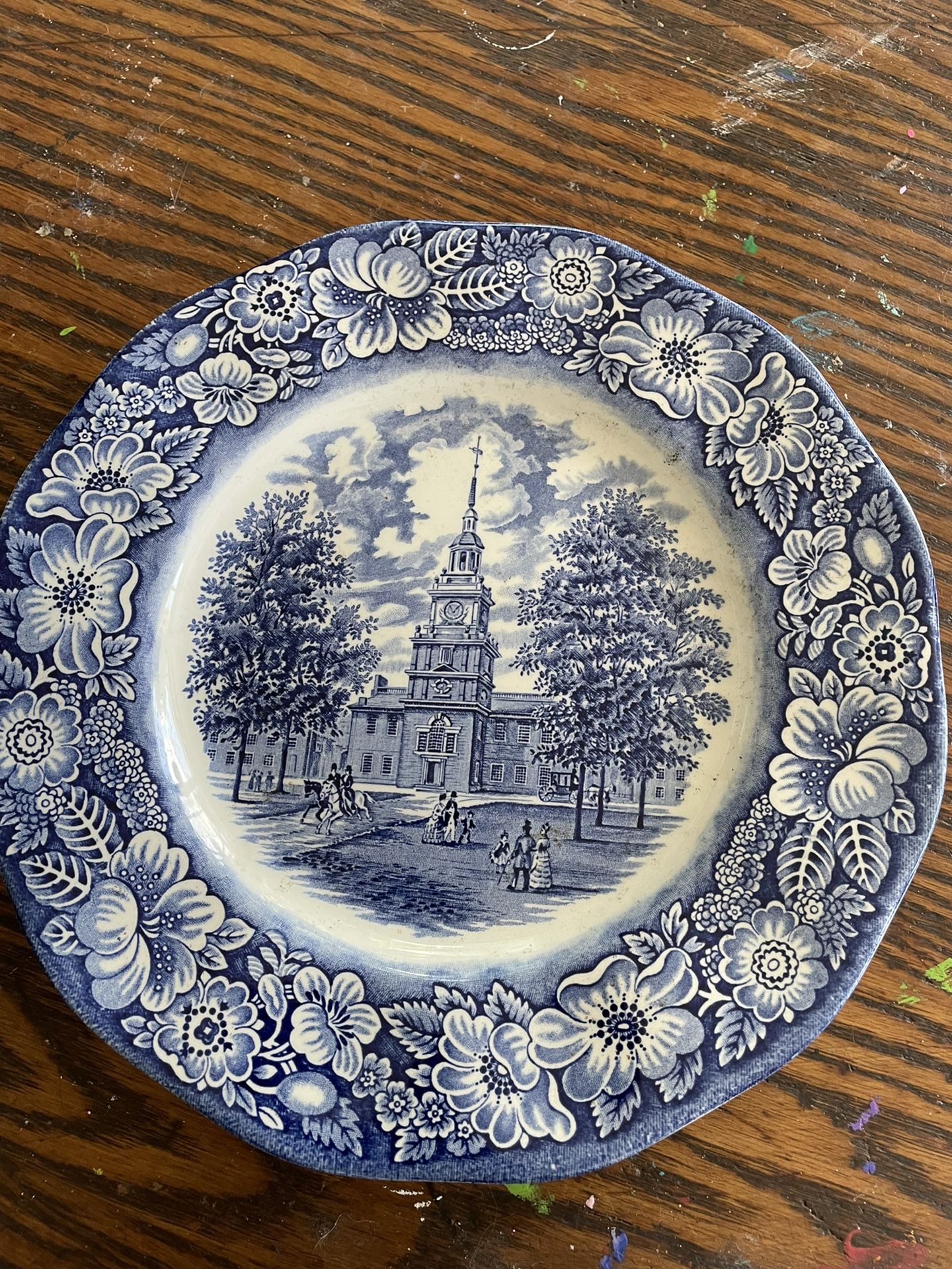Liberty Blue Plate