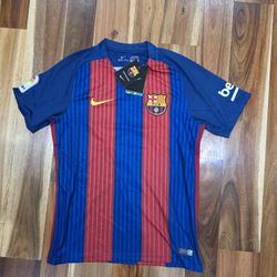 NWT_Men's NIKE FC Barcelona Suarez #9 Jersey  Small