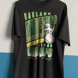 VINTAGE 1990 OAKLAND As TEE