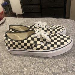 Checkered Vans Size 10 In Mens 
