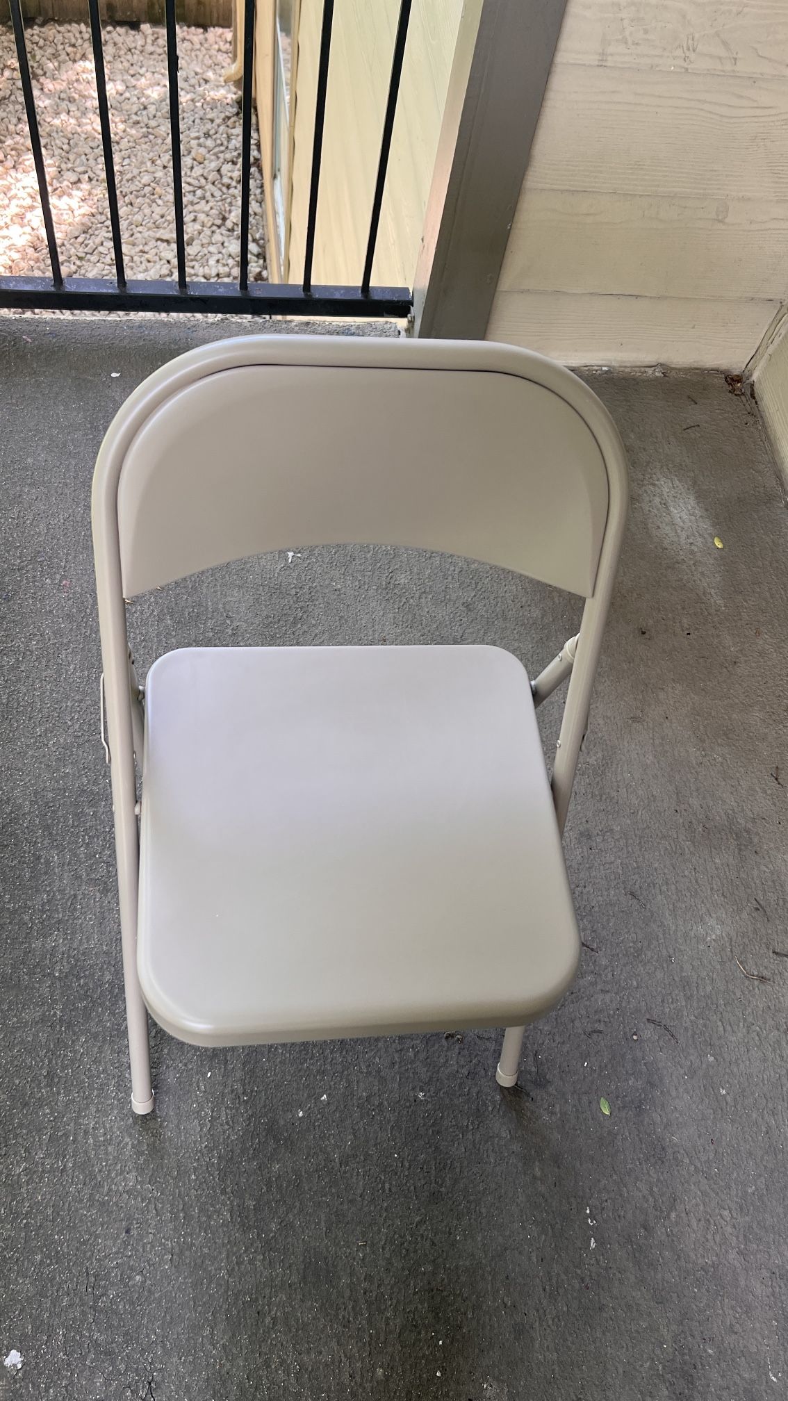 All metal COSCO chair