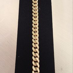 CUBAN LINK BRACELET 14K YG / 28.5G