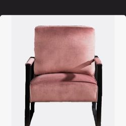 Pink And Black New Chair