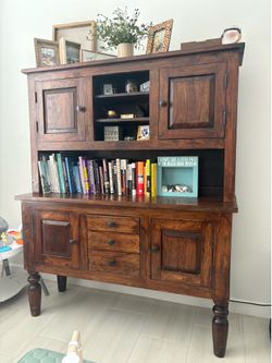 Solid Wood Hutch