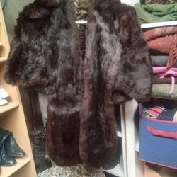 Vintage Fur Shawl