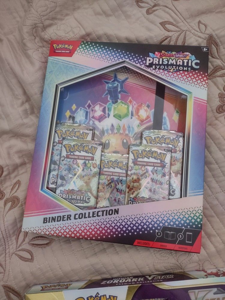 Pokemon Prismatic Binder. x (2) 50$each