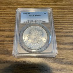 Amazing Blast White Morgan Dollar Silver Coin