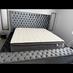 King Size Bed Frame With Storage
