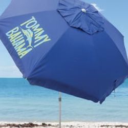 Tommy Bahama Umbrella Wind Vent and Patented Sand Anchor Telescoping Aluminum Pole with Tilt Option Aluminum Undercoating Protects Against The Sun’s H