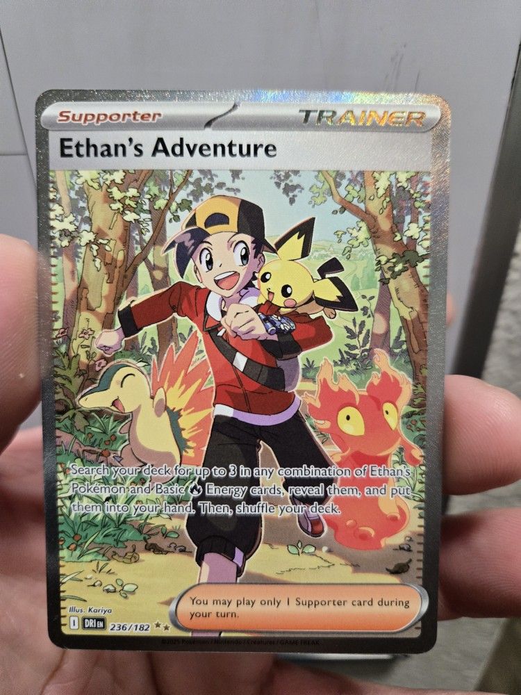 Ethans Adventure Pokemon Card