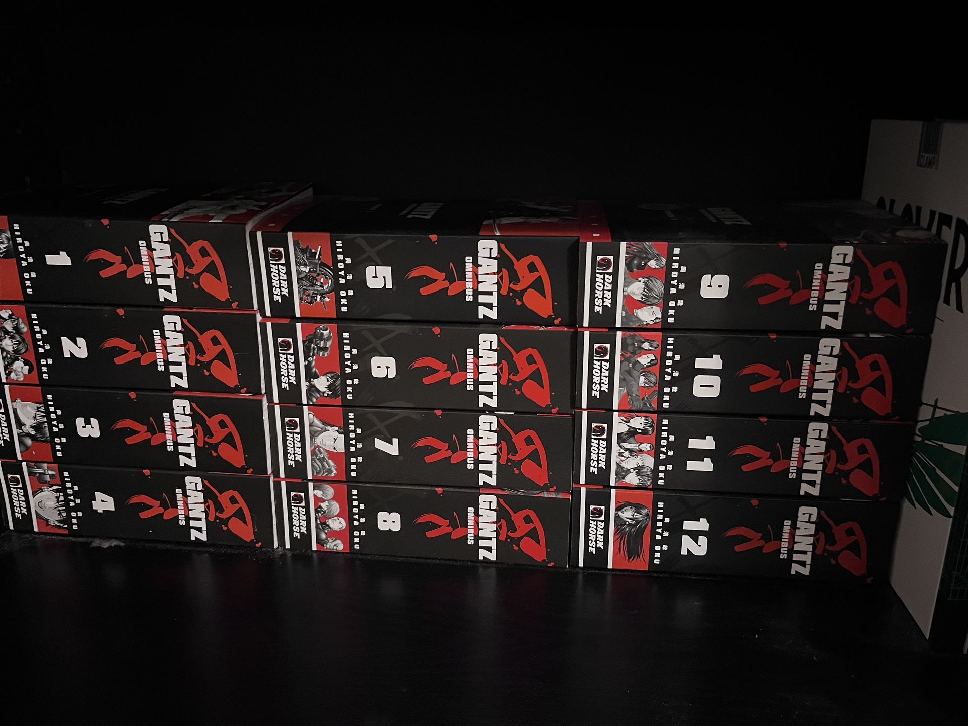Gantz Omnibus 1-12 Complete Series