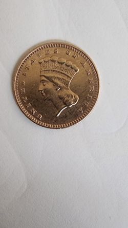 Indian Princess Head Gold