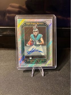 jj arcega whiteside donruss auto