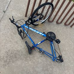 Broken Bike And Working Bike Lock