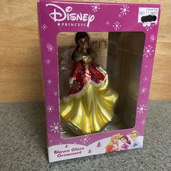 Disney Princess - Belle Blown Glass Ornament