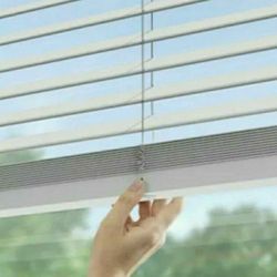 Levolor Trim+Go 72x64 2in Faux Wood Blind White