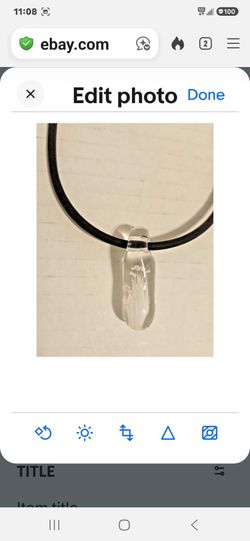Lucite flower pendent with necklace