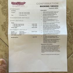 Keywest Tickets For Sale