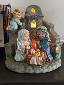  Christmas Lighted  Nativity  Scene