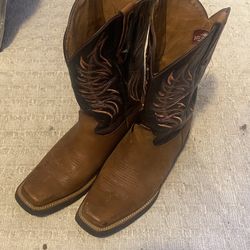 Rio Grande Men's Cowboy Boots Comfortable Western Boots - Square Toe 27.5 US 9.5