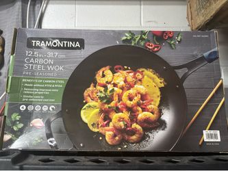 Brand new carbon steel wok