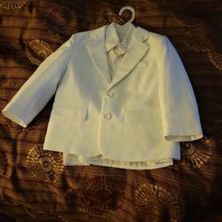 T4 White Coat . Vest . Shirt