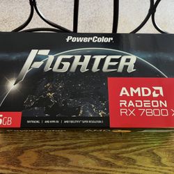 PowerColor Fighter 7800xt 16gb VRAM GDDR6