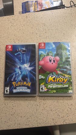 Pokémon Brilliant Diamond + Kirby and the Forgotten Land — Switch Bundle