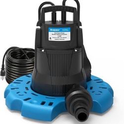 Acquaer PCP025 1/4 HP Automatic Swimming Pool Cover Pump 115 V Submersible Pump 25ft Cord ⭐️NEW⭐️ CYISell