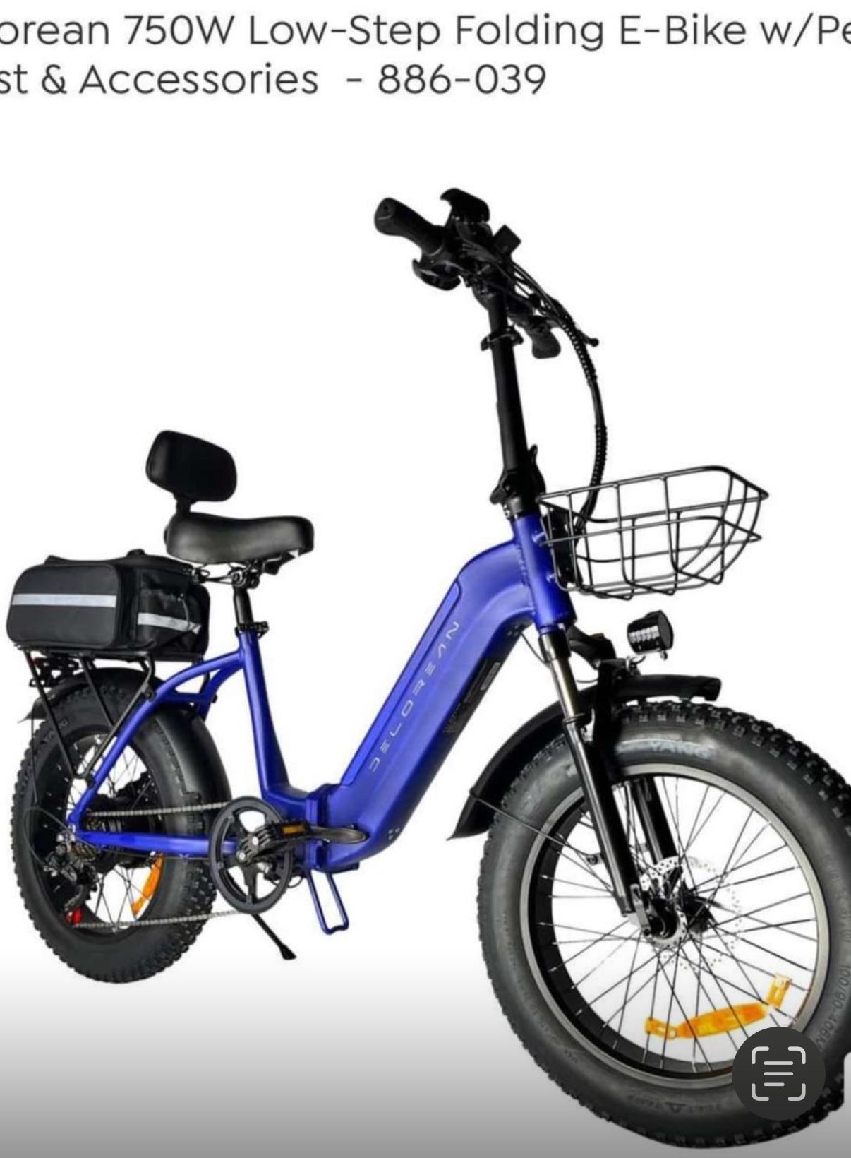 Bicicleta Eléctrica DELOREAN DM600