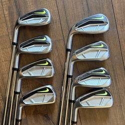 Nike Vapor Speed Golf Iron Set Project X Shafts LEFT HANDED