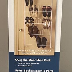 ClosetMaid 18-Pair Over-the-Door Shoe Rack