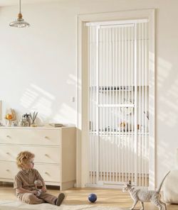 Extra-Tall Gardner Pet Cat Gate 51–87” – $10