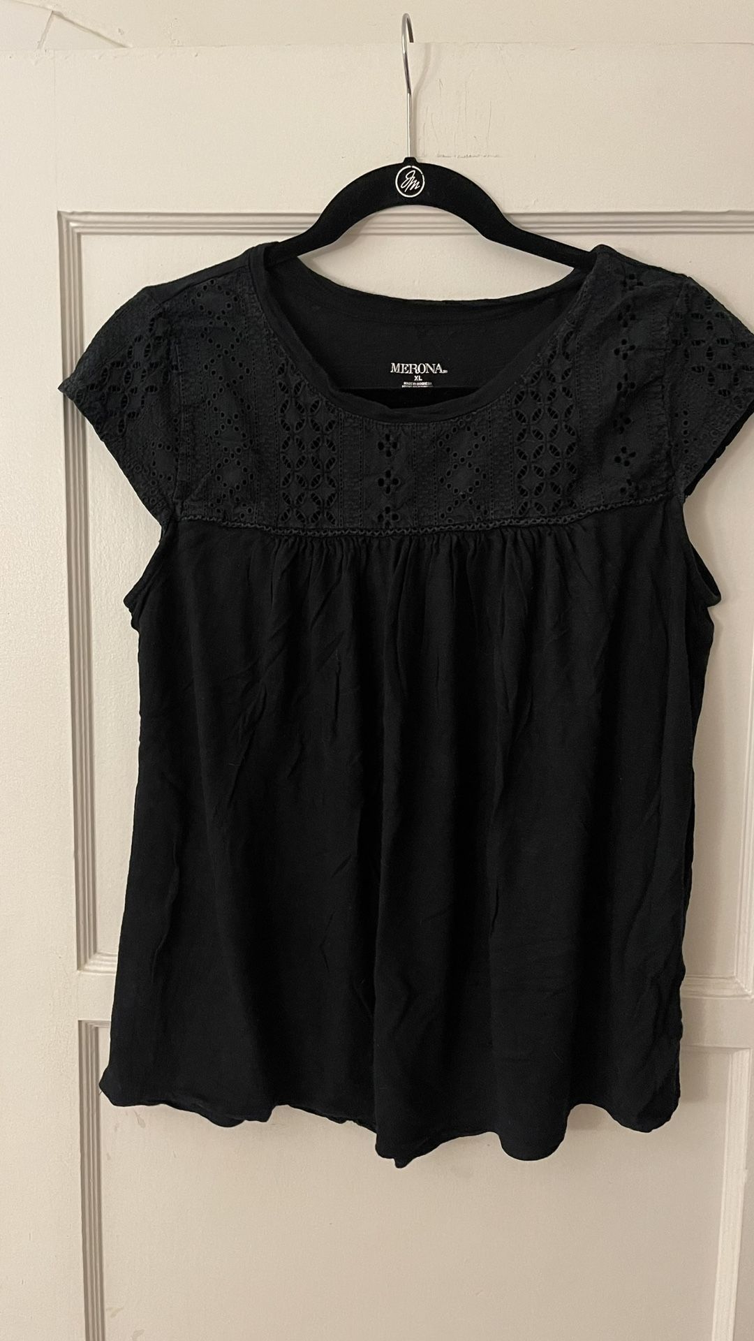 Merona Black Tunic Size XL