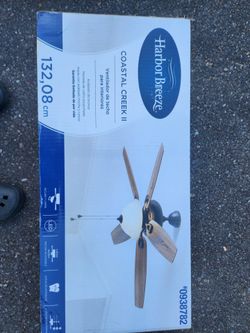 52 inch ceiling fan/light