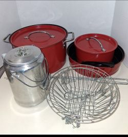 camping aluminum cookware set SEE ALL PICS ALL for $10 FIRM