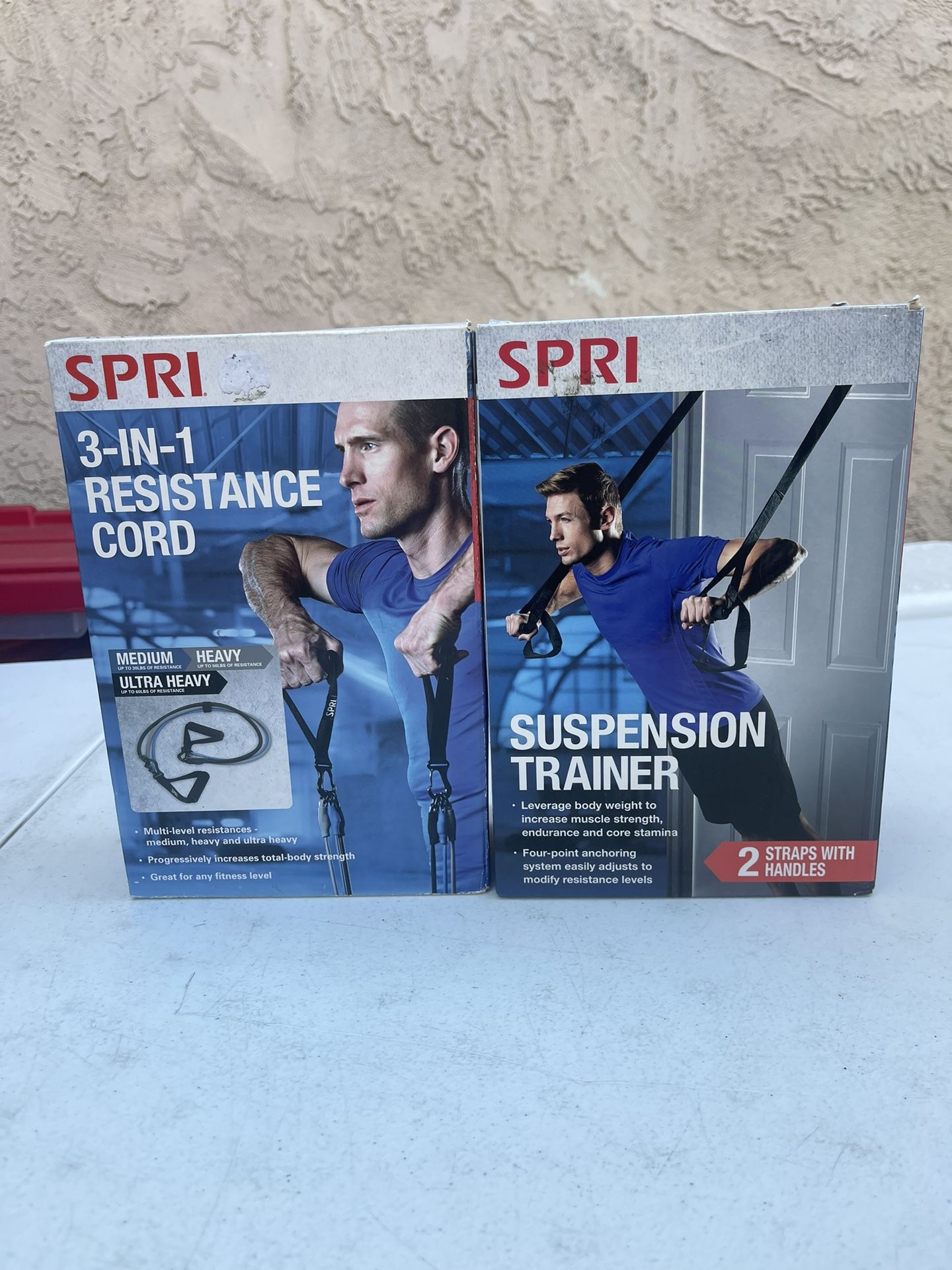 SPRI Suspension Trainer, Resistance Exercise Bands, Black