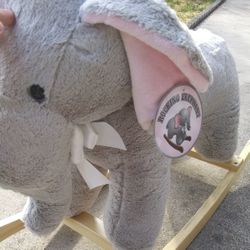 Kids Toys Rocking Chair Ride Elephant