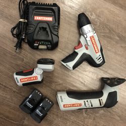 Craftsman Nextec 12V Power Tool Set – Drill, Multi-Tool, 2 Batteries & Charger!