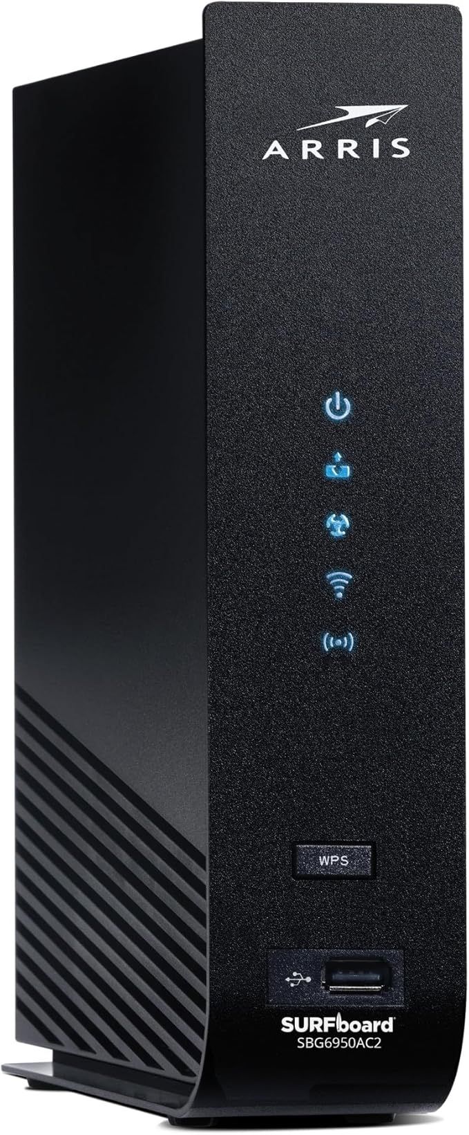 ARRIS Surfboard SBG6950AC2 DOCSIS 3.0 Cable Modem & AC1900 Wi-Fi Router , Approved for Comcast Xfinity, Cox, Charter Spectrum & more , Four 1 Gbps Por