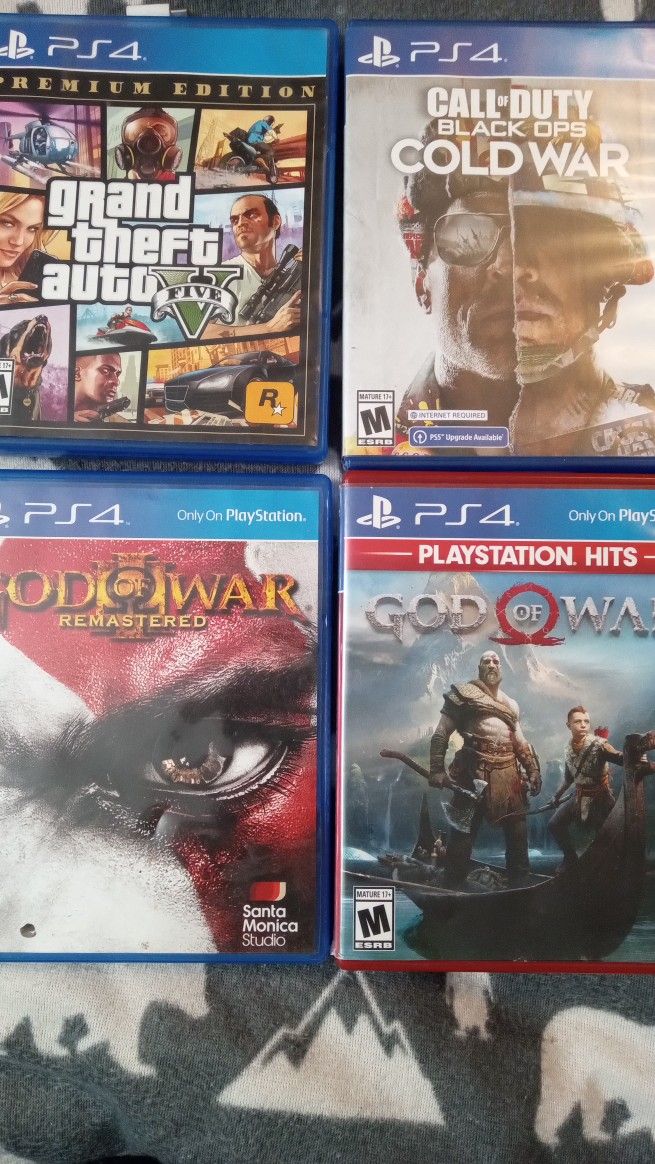 4 PlayStation 4 Games