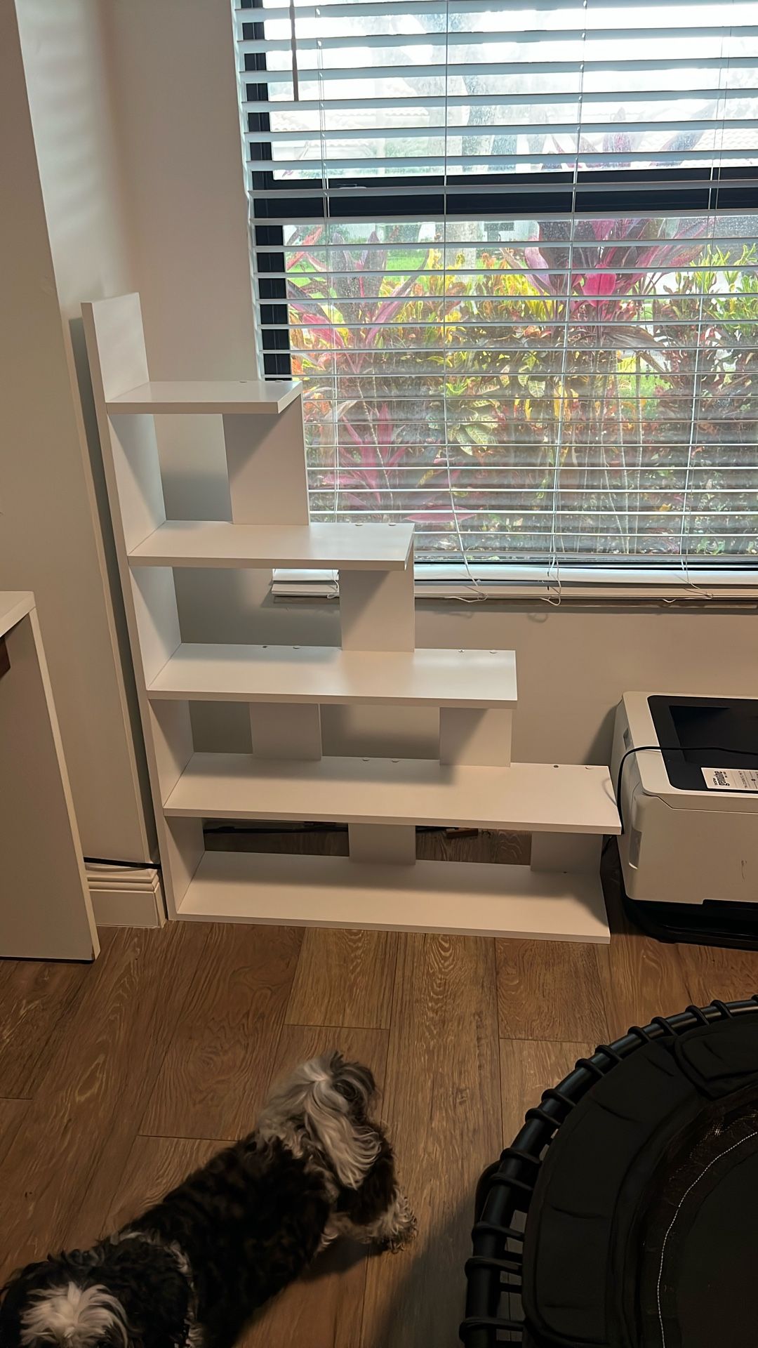 Perfect Condition White Tiered Bookcase