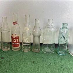 vintage glass bottles Kist, ok soda, ewa bottling, masons, Kauluwela bottle rare glass All For $15