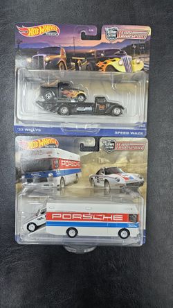 Hot Wheels Team Transport Porsche And Willys