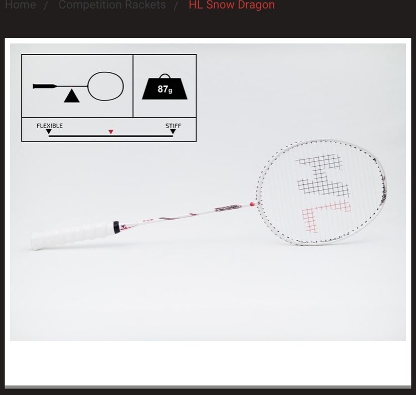 HL Snow Dragon Badminton Racket