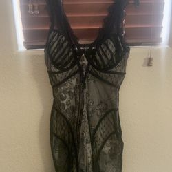 Bebe Black Nude Dress