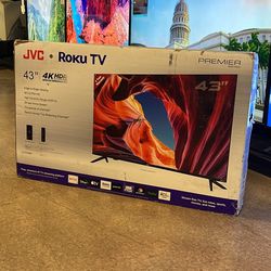 43” JVC 4K LED Smart TV