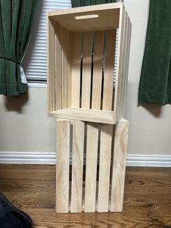 🍅NEW CRATES 18X13 PARA TUS FIESTAS MADERA SOLIDA $30 EACH 🍅